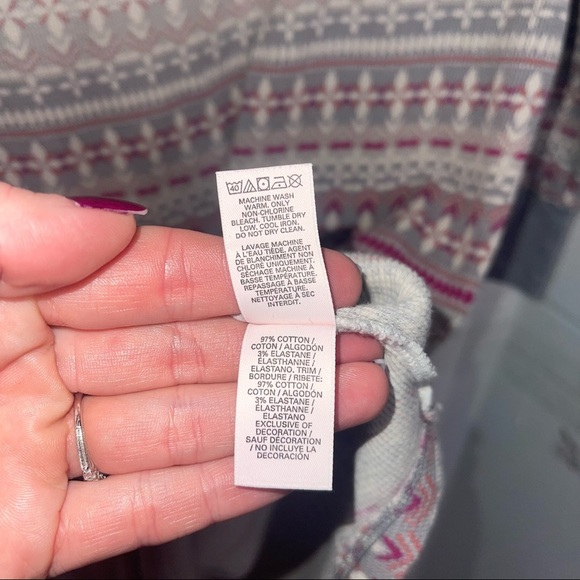 VICTORIA’S SECRET Fairisle Thermal Nightgown Pajamas M - Picture 7 of 7